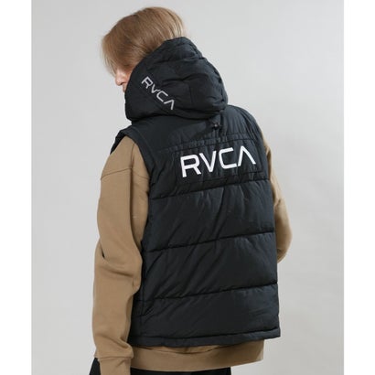 ルーカ RVCA ベスト メンズ ロゴ バックプリント 中綿 軽量 （BLK）｜詳細画像