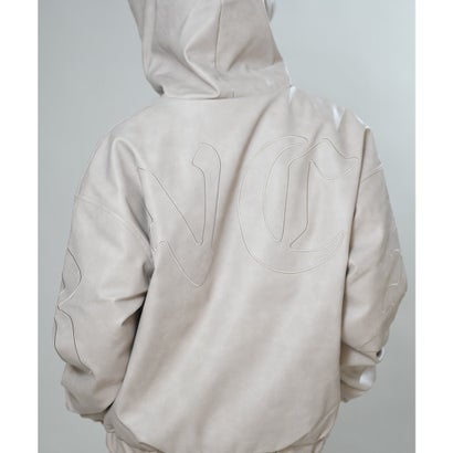 ルーカ RVCA ジャケット メンズ フェイクレザー ジップアップ フーディー BG042752 （ANW）｜詳細画像