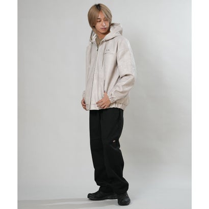 ルーカ RVCA ジャケット メンズ フェイクレザー ジップアップ フーディー BG042752 （MOC）｜詳細画像