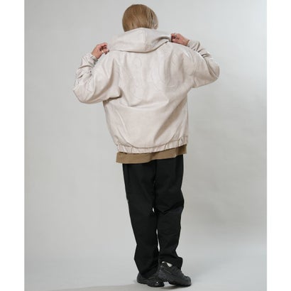 ルーカ RVCA ジャケット メンズ フェイクレザー ジップアップ フーディー BG042752 （MOC）｜詳細画像