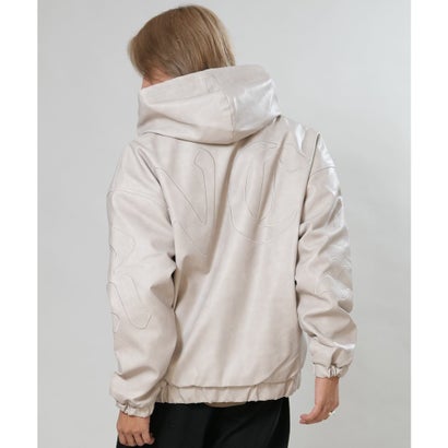 ルーカ RVCA ジャケット メンズ フェイクレザー ジップアップ フーディー BG042752 （BLK）｜詳細画像
