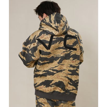 プルオーバー パーカー フーディー メンズ 裏起毛 BACK （BLK）｜詳細画像