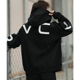 プルオーバー パーカー フーディー メンズ 裏起毛 BACK （BLK）