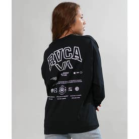 長袖 Tシャツ ロンT レディース バックプリント ALLARCH （BLK）