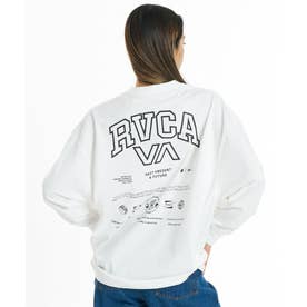 長袖 Tシャツ ロンT レディース バックプリント ALLARCH （WHT）