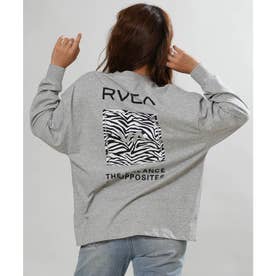 長袖 Tシャツ ロンT レディース バックプリント VA （HGR）