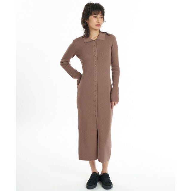 ワンピース レディース ロング丈 SLIM DRESS BG044353 （MOC）