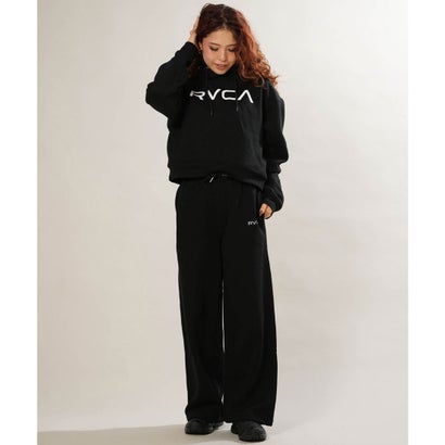 ルーカ RVCA プルオーバー パーカー フーディー レディース クロップド丈 ショート丈 （BLK）｜詳細画像