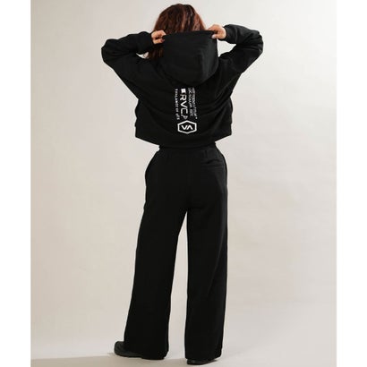ルーカ RVCA プルオーバー パーカー フーディー レディース クロップド丈 ショート丈 （BLK）｜詳細画像