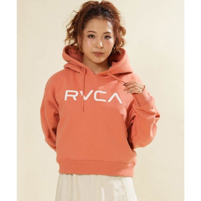 ルーカ RVCA プルオーバー パーカー フーディー レディース クロップド丈 ショート丈 （ORG）｜詳細画像