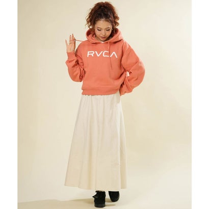 ルーカ RVCA プルオーバー パーカー フーディー レディース クロップド丈 ショート丈 （ORG）｜詳細画像