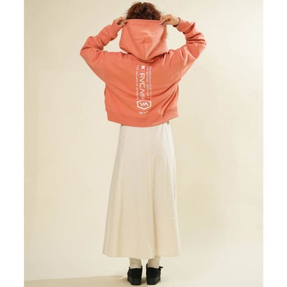 ルーカ RVCA プルオーバー パーカー フーディー レディース クロップド丈 ショート丈 （ORG）｜詳細画像