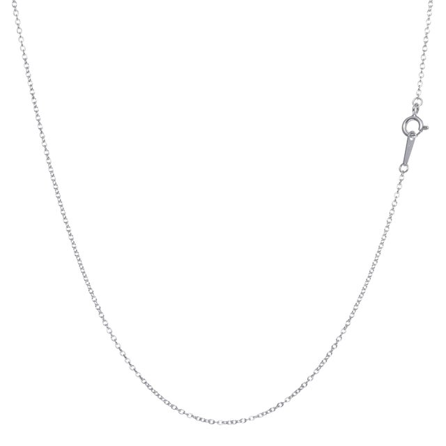 アズキチェーン シルバー925 ネックレス チェーン 線径0.6mm 幅1.2mm 50cm （シルバー）