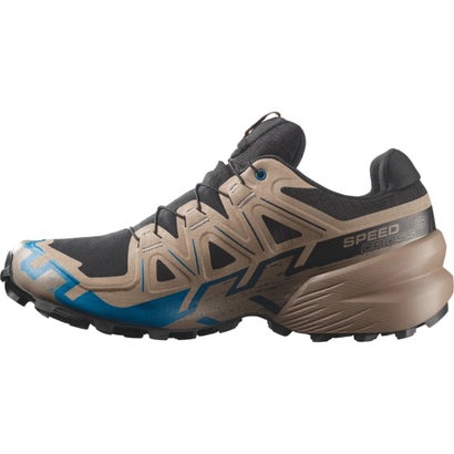 サロモン SALOMON スピードクロス 6 ゴアテックス（SPEEDCROSS 6 GORE-TEX） （Black / Desert Tan / Mykonos Blue）｜詳細画像