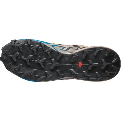 サロモン SALOMON スピードクロス 6 ゴアテックス（SPEEDCROSS 6 GORE-TEX） （Black / Desert Tan / Mykonos Blue）｜詳細画像