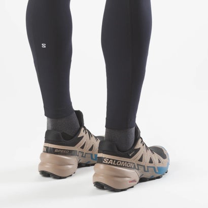 サロモン SALOMON スピードクロス 6 ゴアテックス（SPEEDCROSS 6 GORE-TEX） （Black / Desert Tan / Mykonos Blue）｜詳細画像