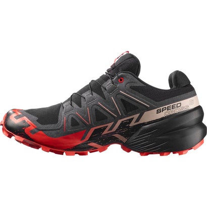 サロモン SALOMON スピードクロス 6 ゴアテックス（SPEEDCROSS 6 GORE-TEX） （Black / Fiery Red / Almond Milk）｜詳細画像
