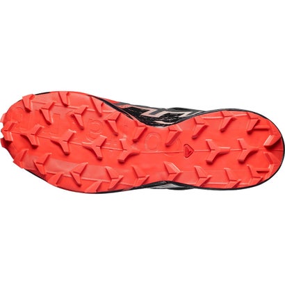 サロモン SALOMON スピードクロス 6 ゴアテックス（SPEEDCROSS 6 GORE-TEX） （Black / Fiery Red / Almond Milk）｜詳細画像
