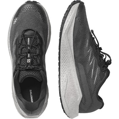 サロモン SALOMON エアロ ブレイズ 4 グラベル（AERO BLAZE 4 GRVL） （Black / Silver Cloud / Black）｜詳細画像