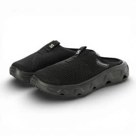 SALOMON REELAX Slide 6.0 26.5 黒 美品 サロモン SALOMON REELAX SLIDE 6.0 スリッポン （ブラック×アロイ