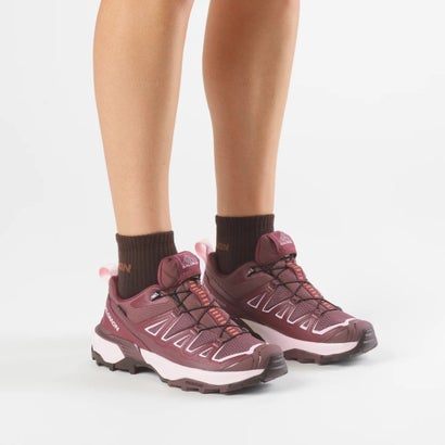 サロモン SALOMON W エックス ウルトラ 360 エッジ ゴアテックス（X ULTRA 360 EDGE GORE-TEX） （Huckleberry / Maroon Banner / Icy Pink）｜詳細画像