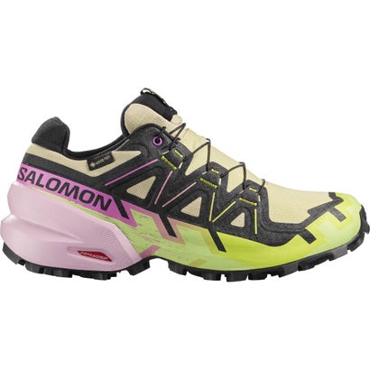 サロモン SALOMON スピードクロス 6 ゴアテックス（SPEEDCROSS 6 GORE-TEX） （Bog / Dawn Pink / Acid Lime）｜詳細画像
