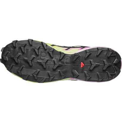 サロモン SALOMON スピードクロス 6 ゴアテックス（SPEEDCROSS 6 GORE-TEX） （Bog / Dawn Pink / Acid Lime）｜詳細画像