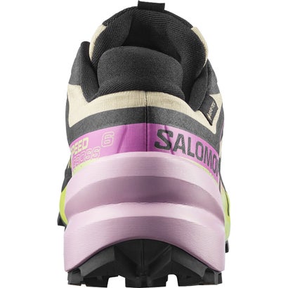 サロモン SALOMON スピードクロス 6 ゴアテックス（SPEEDCROSS 6 GORE-TEX） （Bog / Dawn Pink / Acid Lime）｜詳細画像