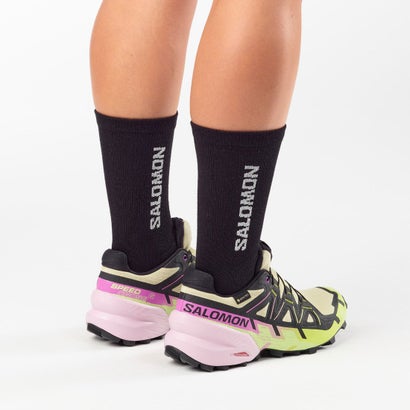 サロモン SALOMON スピードクロス 6 ゴアテックス（SPEEDCROSS 6 GORE-TEX） （Bog / Dawn Pink / Acid Lime）｜詳細画像