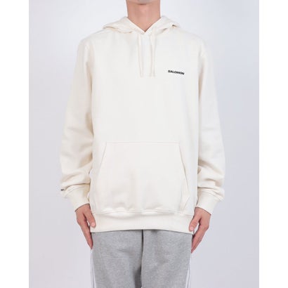 サロモン SALOMON CHEST LOGO HOODIE M （WHISPER WHITE）｜詳細画像