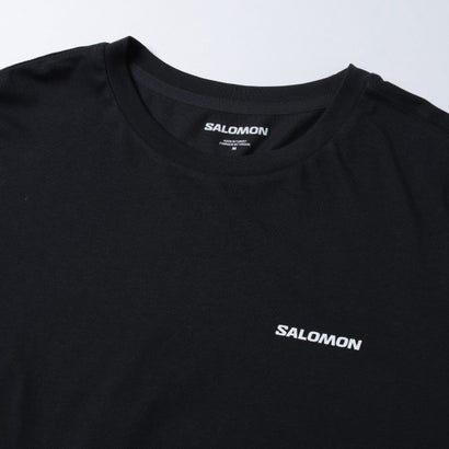 サロモン SALOMON CHEST LOGO LS TEE M （DEEP BLACK）｜詳細画像