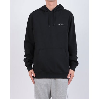 サロモン SALOMON CHEST LOGO HOODIE M （DEEP BLACK）｜詳細画像