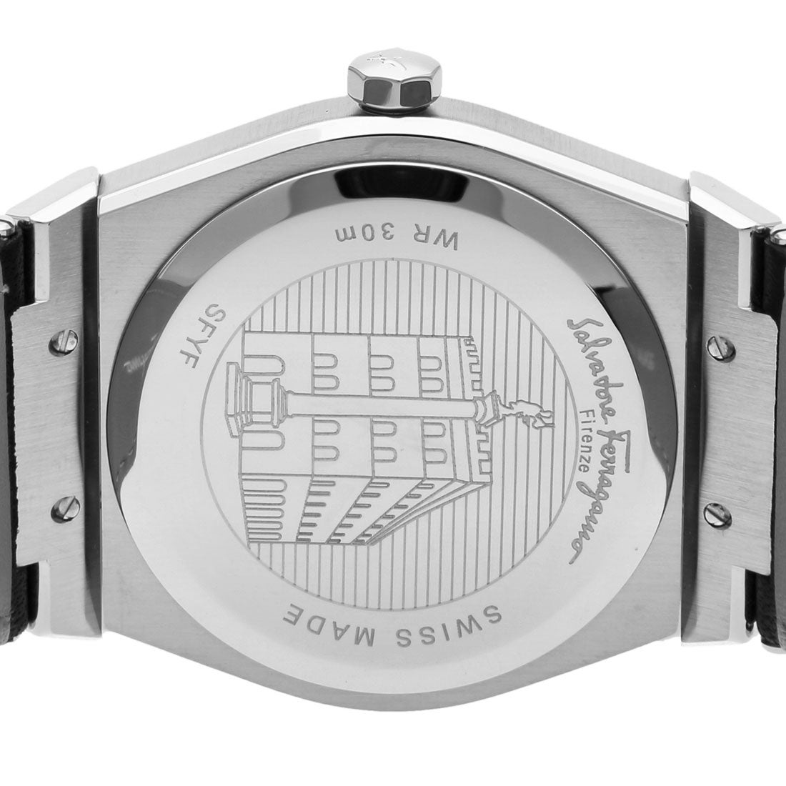 フェラガモ Ferrgamo ベガ メンズ 時計 SFYF00121 クォーツ シルバー カーフ革 スイス （シルバー）