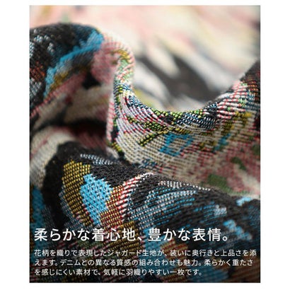 サワアラモード Sawa a la mode フラワージャガードデニムジャケット （マルチ）｜詳細画像