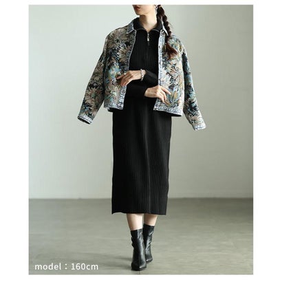 サワアラモード Sawa a la mode フラワージャガードデニムジャケット （マルチ）｜詳細画像