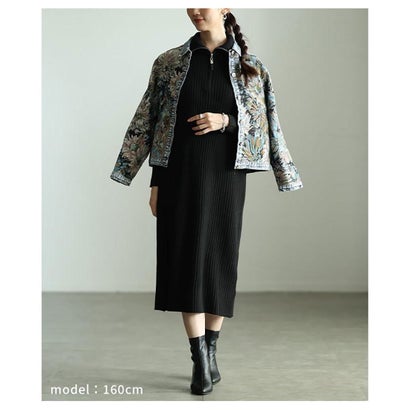サワアラモード Sawa a la mode フラワージャガードデニムジャケット （マルチ）｜詳細画像