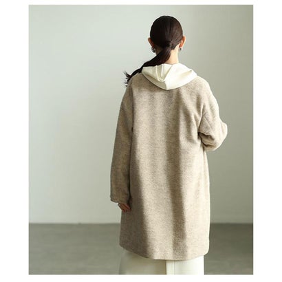 サワアラモード Sawa a la mode 綿ウールチェスターコート （ベージュ）｜詳細画像