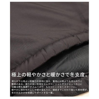 サワアラモード Sawa a la mode スタンドカラー中綿ジャケット （ブラック）｜詳細画像