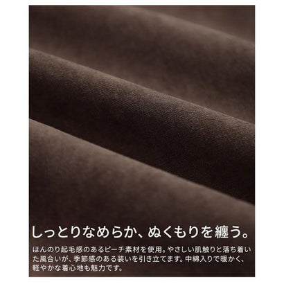 サワアラモード Sawa a la mode 中綿スタンドカラーケープコート （ブラウン）｜詳細画像