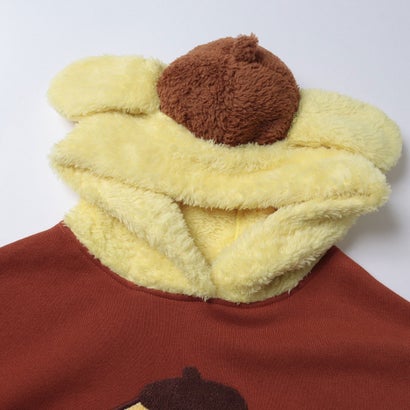 サンリオキャラクターズ プルオーバー フーディー ボアパーカー レディース ふわふわ もこもこ 防寒 秋 冬 （マスタード）｜詳細画像