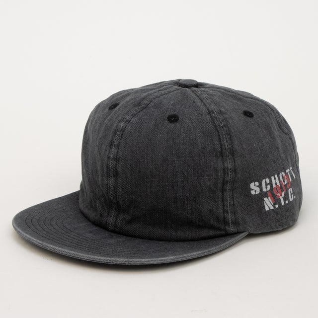 DENIM 6P CAP （BLACK）