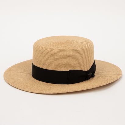 RAFFIA BRAID BOATER HAT （NATURAL）｜詳細画像