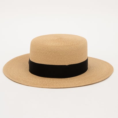 RAFFIA BRAID BOATER HAT （NATURAL）｜詳細画像