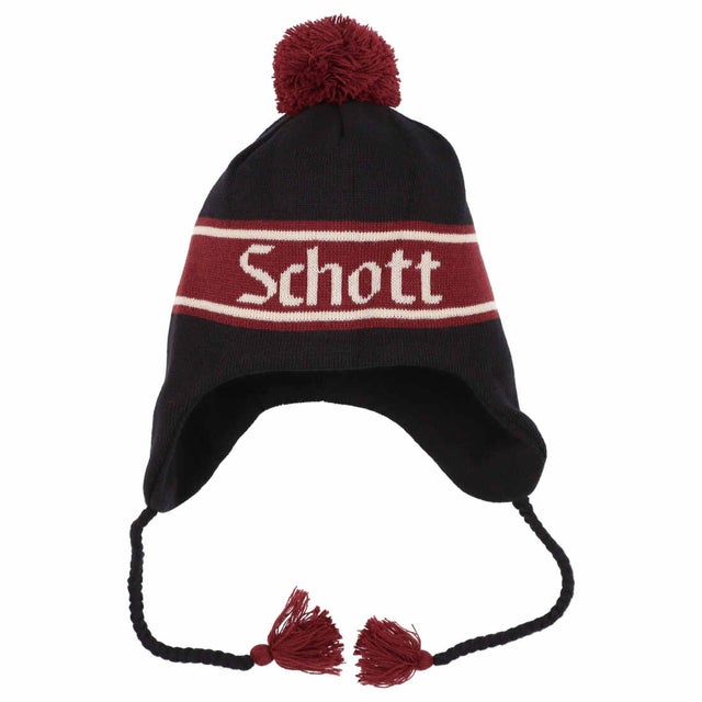 EARFLAP KNIT （NAVY）