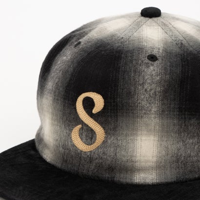CHECK×NUBUCK 6P CAP （BLACK）｜詳細画像