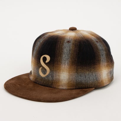 CHECK×NUBUCK 6P CAP （BROWN）｜詳細画像