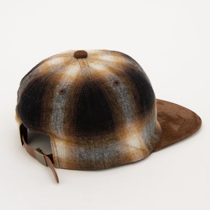 CHECK×NUBUCK 6P CAP （BROWN）｜詳細画像