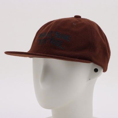 FLANNEL 6P CAP （ブラウン）｜詳細画像
