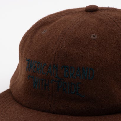 FLANNEL 6P CAP （ブラウン）｜詳細画像