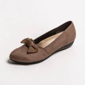 パンプス リボン 痛くない 軽量 美脚 歩きやすい 日本製 靴 レディースシューズ 婦人靴 （オーク）